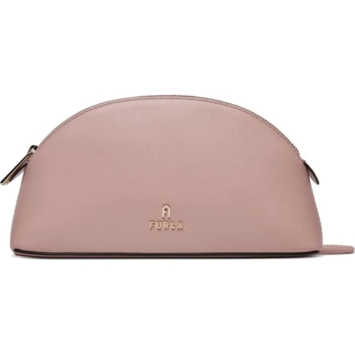 Furla Tote Camelia Logo Plaque Mini Crossbody Bag rose