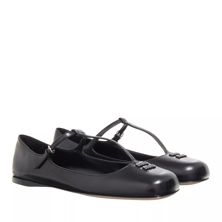 Miu miu flat shoes online