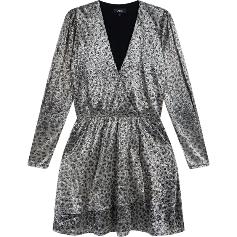 ALIX Robe midi Alix The Label  Jurken Multicolor 2403337575 mehrfarbig