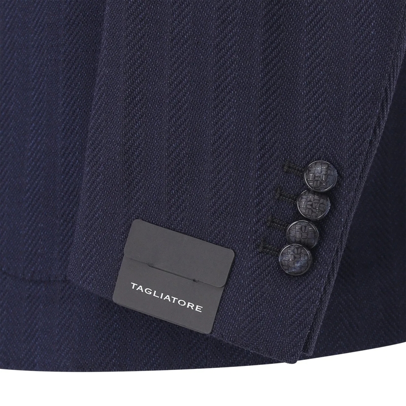 Tagliatore Veste de costume Sakko aus Wollmix blau(Image 4)