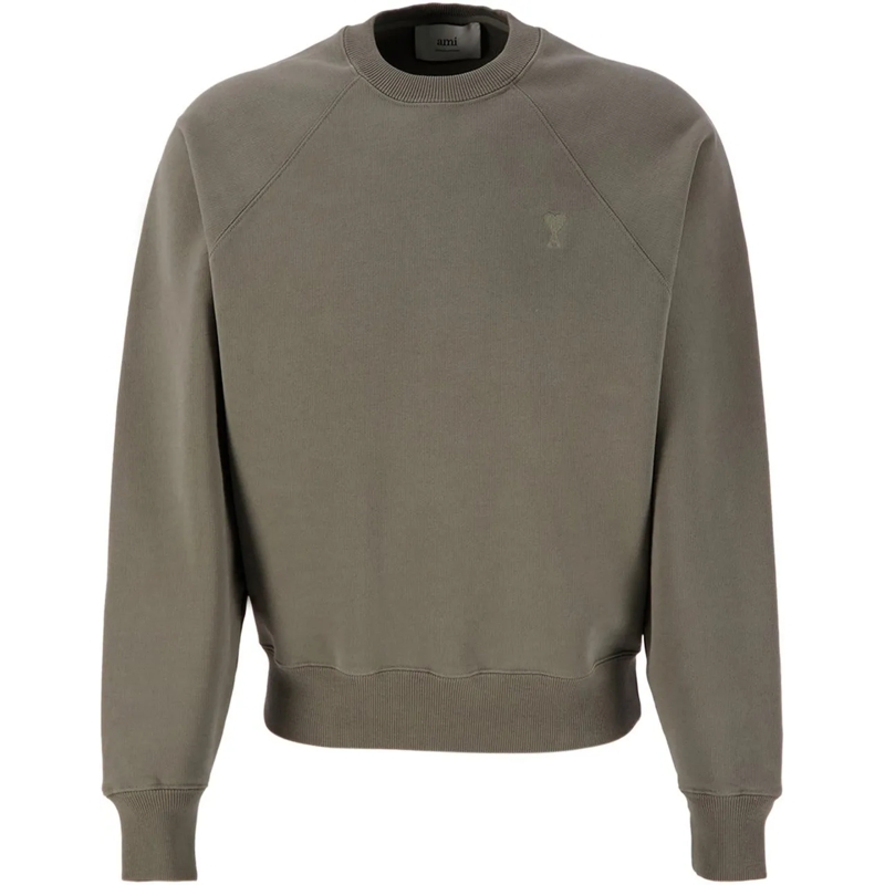 AMI Paris Sweatshirt sweater donkergrijs grau