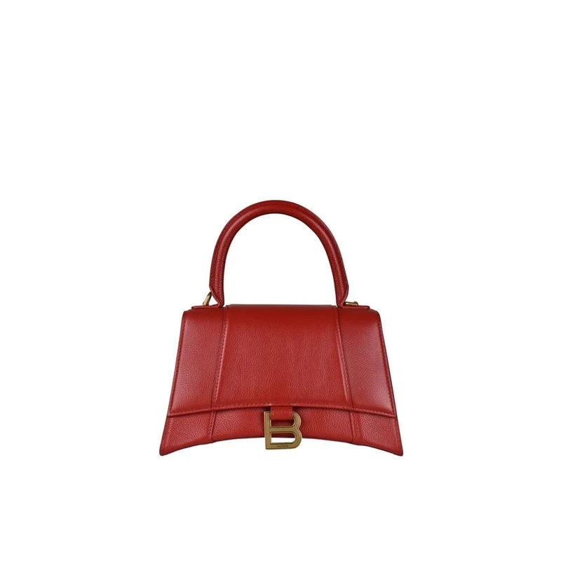 Balenciaga Schultertasche Hourglass Handbag Red