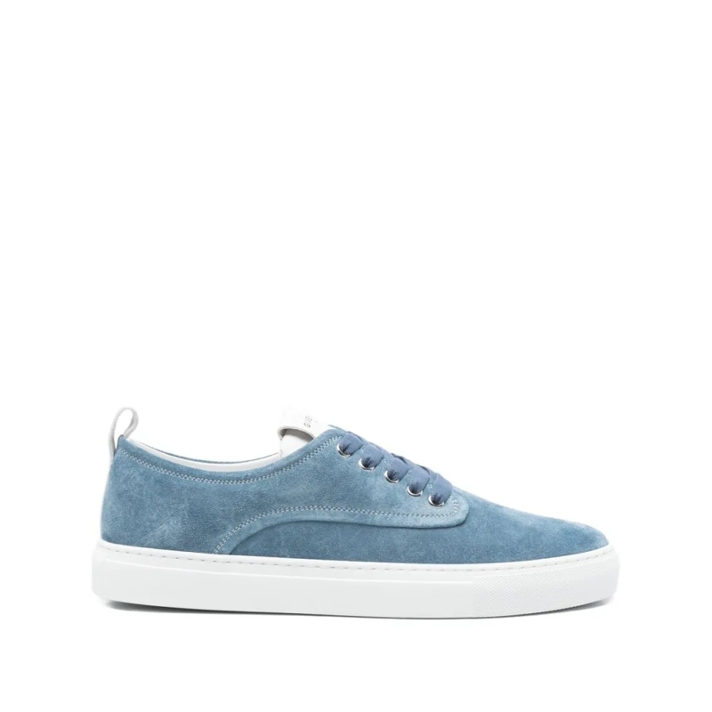 Givenchy Low-Top-Sneaker Minimalistic Blue Suede Sneakers With Rubber Sole Blue
