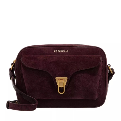 Coccinelle Beat Suede Cola Crossbody Bag
