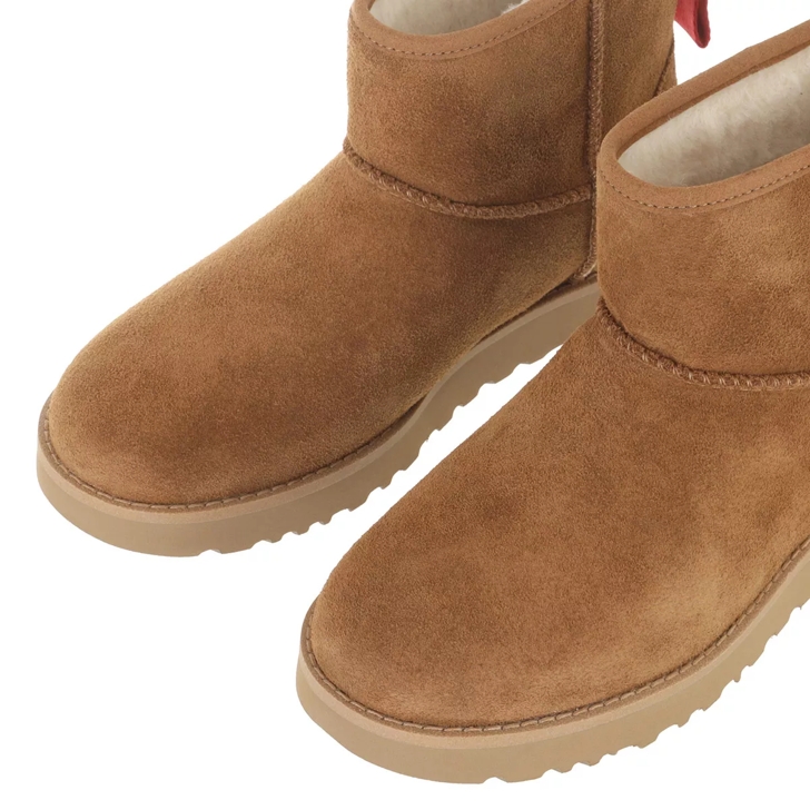 UGG W Classic Mini Logo Zip Chestnut | Winter Boot