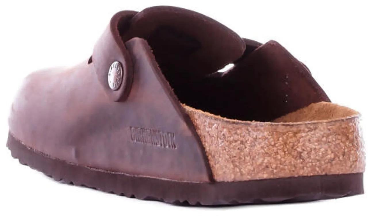 Thumbnail - Birkenstock Low-Top Sneaker - Clogs Boston aus Leder - Gr. 43 (EU) - in Braun - für Damen
