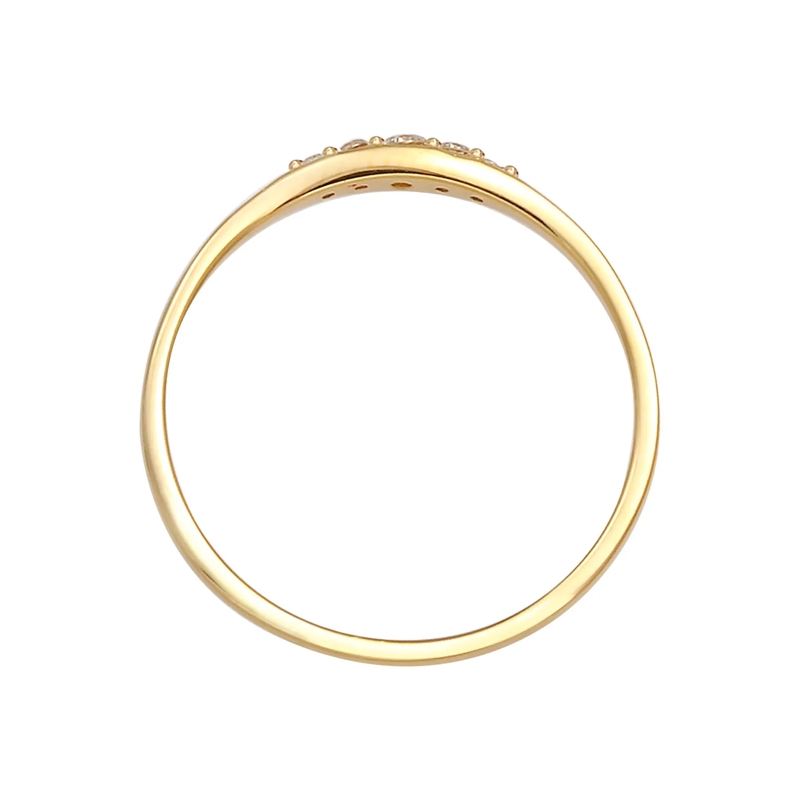 Elli Diamantring Ring Verlobungsring Diamant (0.07 ct) Bridal 925 S gold(Image 7)
