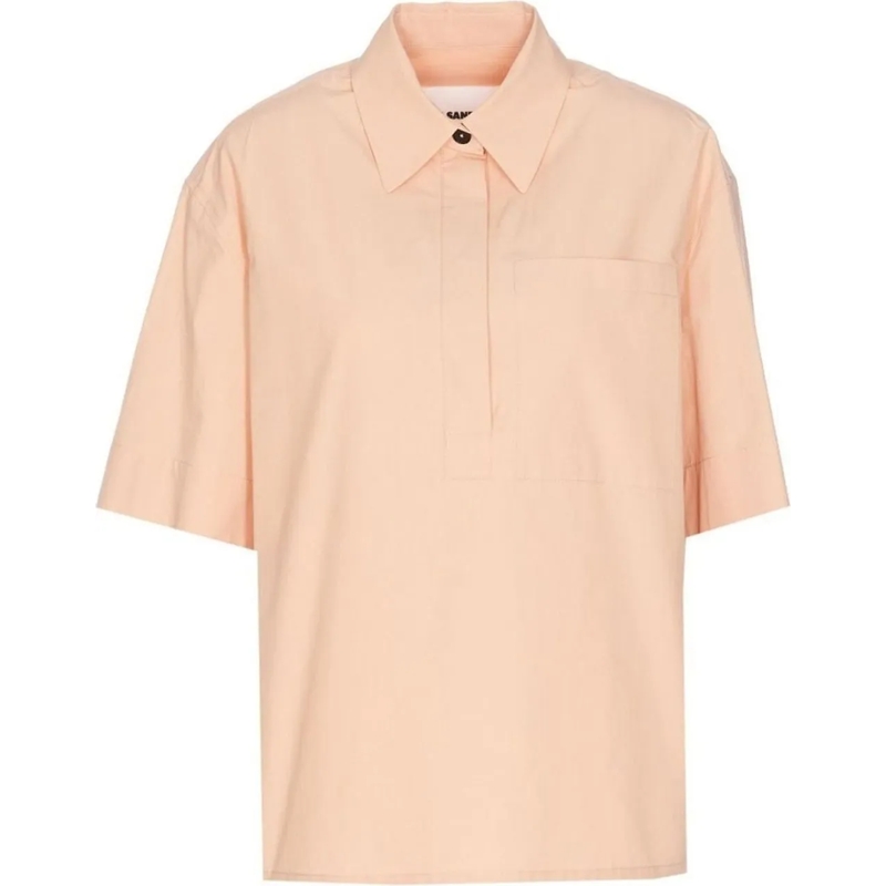 Jil Sander Blouse Cotton Shirt Pink