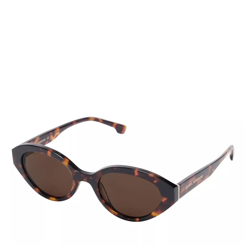 Isabel Bernard Sonnenbrille La Villette Rosaire oval sunglasses with brown len Brown