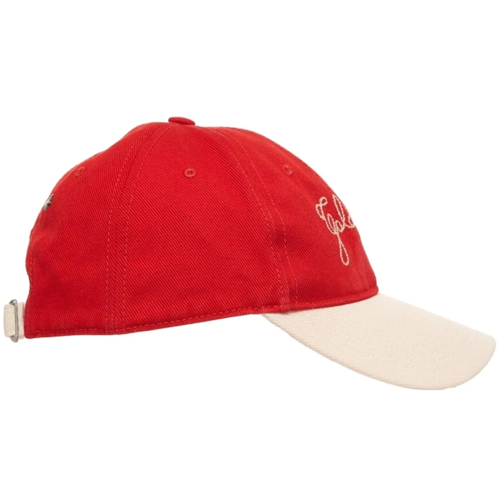 Golden Goose Baseball Cap With Logo Embroidery Red | Mütze