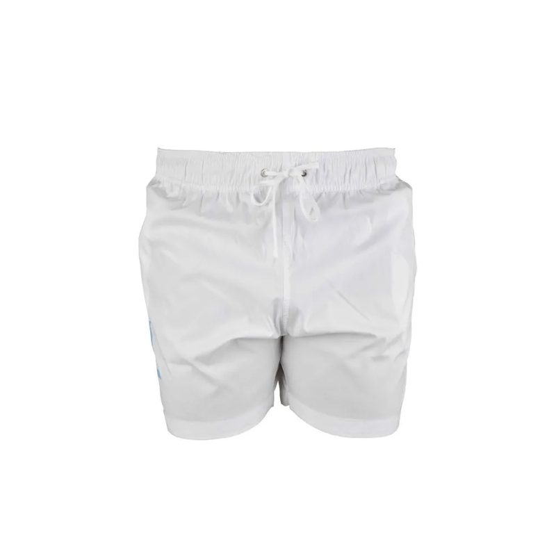 Amiri  White Polyester Swim Shorts With Drawcord Waistban White