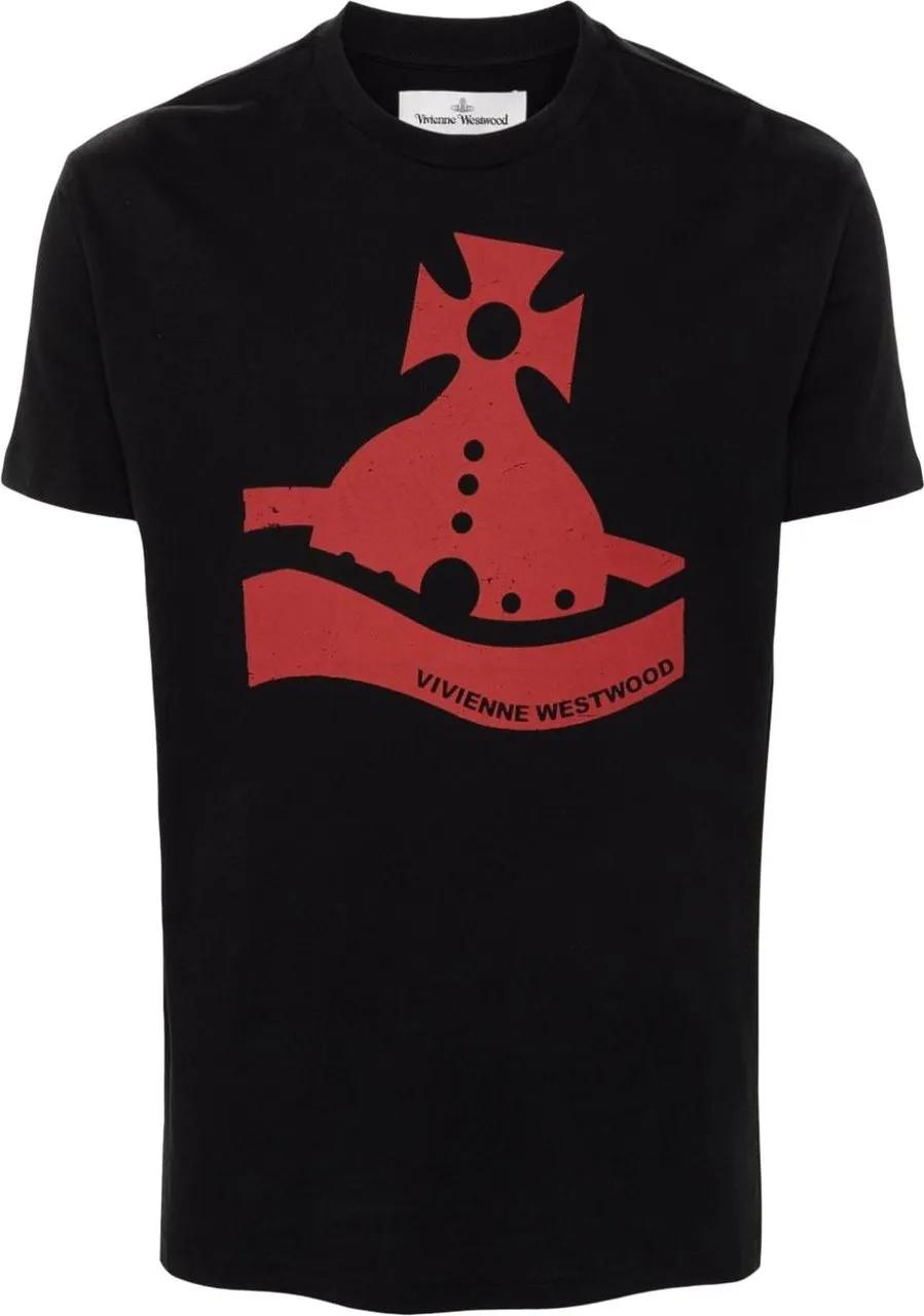 Vivienne Westwood - T-shirts and Polos Black - Größe L - schwarz