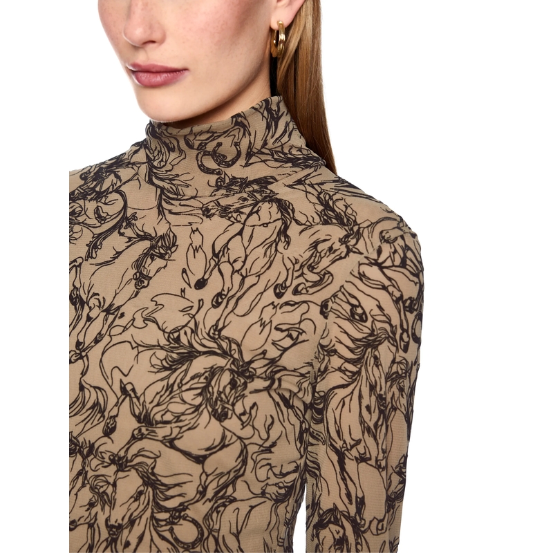 Marc Cain Longsleeve T-Shirt tannin(Image 4)