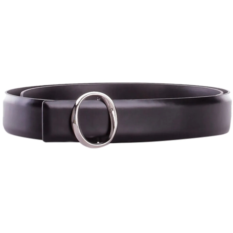 Orciani Ceinture en cuir Belts Black schwarz