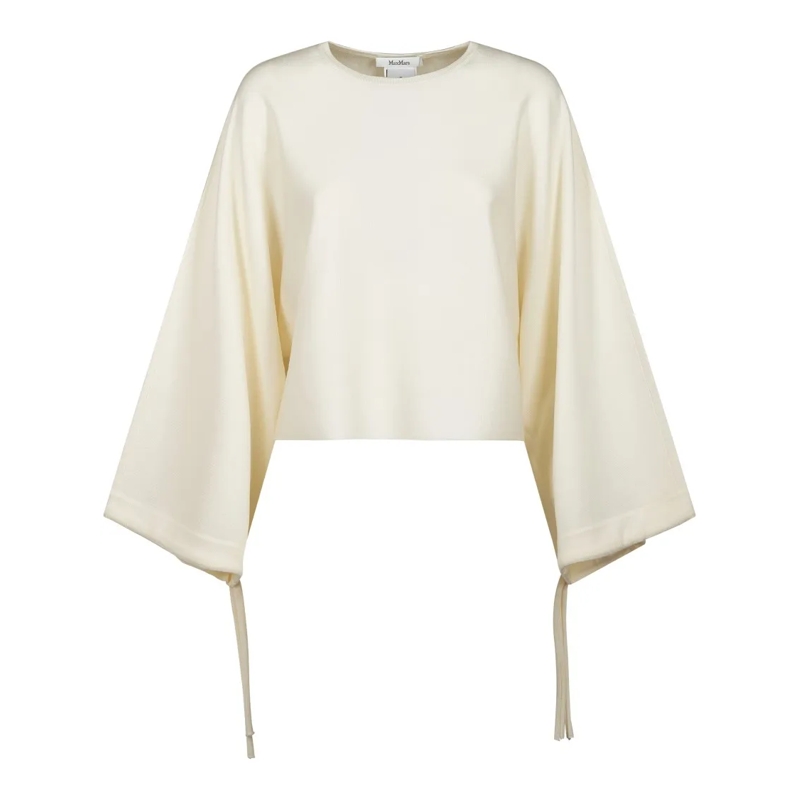 Max Mara Minikleid Cropped Dress With Flowing Sleeves And Adjustable  Neutrals