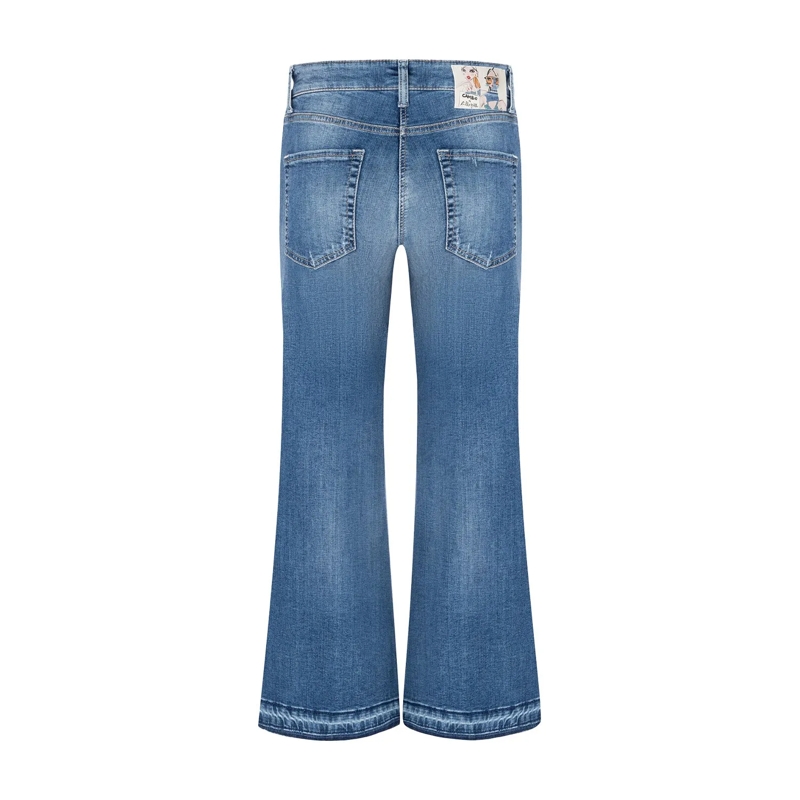 Cambio Jeans Boot Cut Jeans Felina cropped blau(Image 2)