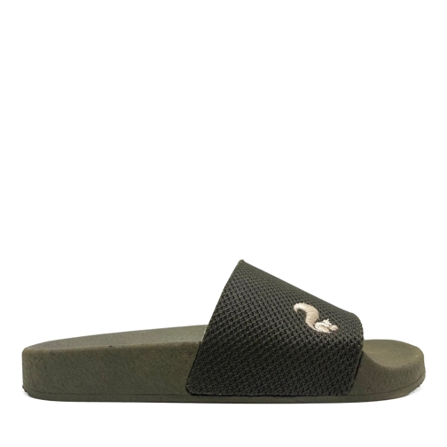 thies Slipper thies 1856 ® Eco Beach Slide vegan olive beige (W/ grün