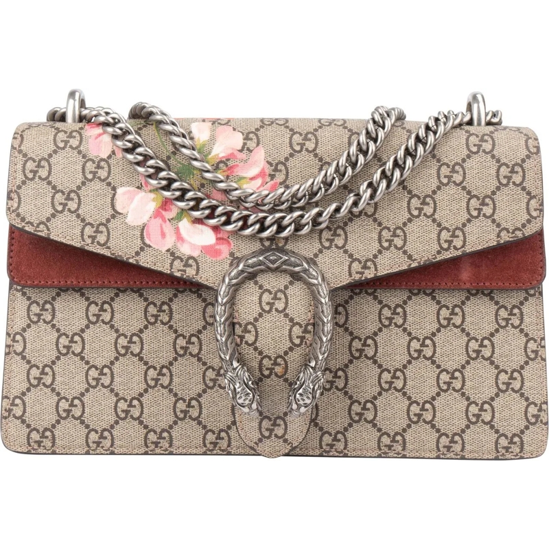 Gucci Schultertasche Gucci GG Floral Monogram Dionysus Shoulder Bag mehrfarbig