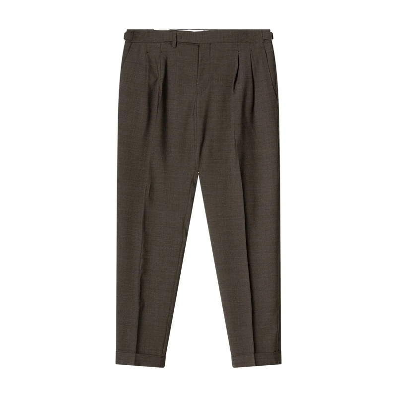 Briglia Freizeithose Slim-Fit Hose aus Wollmix dunkelblau(Image 3)