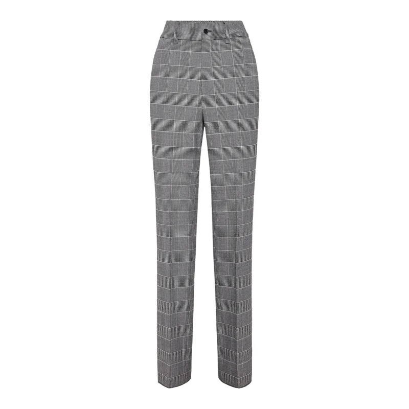 Philipp Plein Hose Lange Hosen Prince Of Wales hell-grau