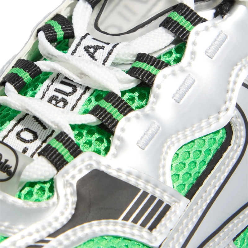 Buffalo Low-Top-Sneaker Cld Run Jog Silver/Black/Green(Image 4)