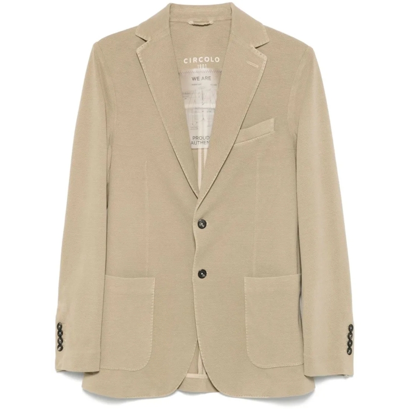 CIRCOLO 1901 Blazer Tailored Khaki Jacket Neutrals