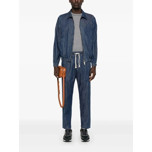 Eleventy Jeans Indigo Blue Tapered Trousers Blue (Image 2)