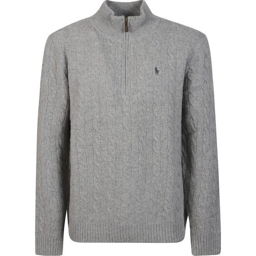 Ralph Lauren  Half Zip Sweater Grey grau