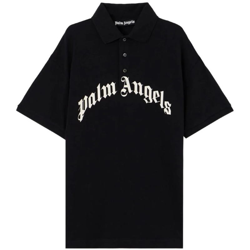 Palm Angels Poloshirt T-Shirts And Polos Black schwarz
