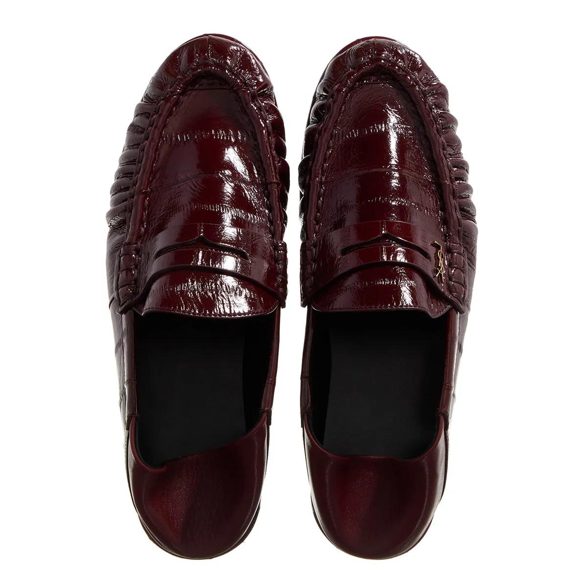 Saint Laurent Loafers Peg in rood