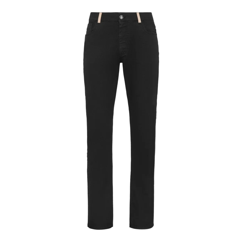 BILLIONAIRE Jeans mit geradem Bein Jeans Regular Fit schwarz