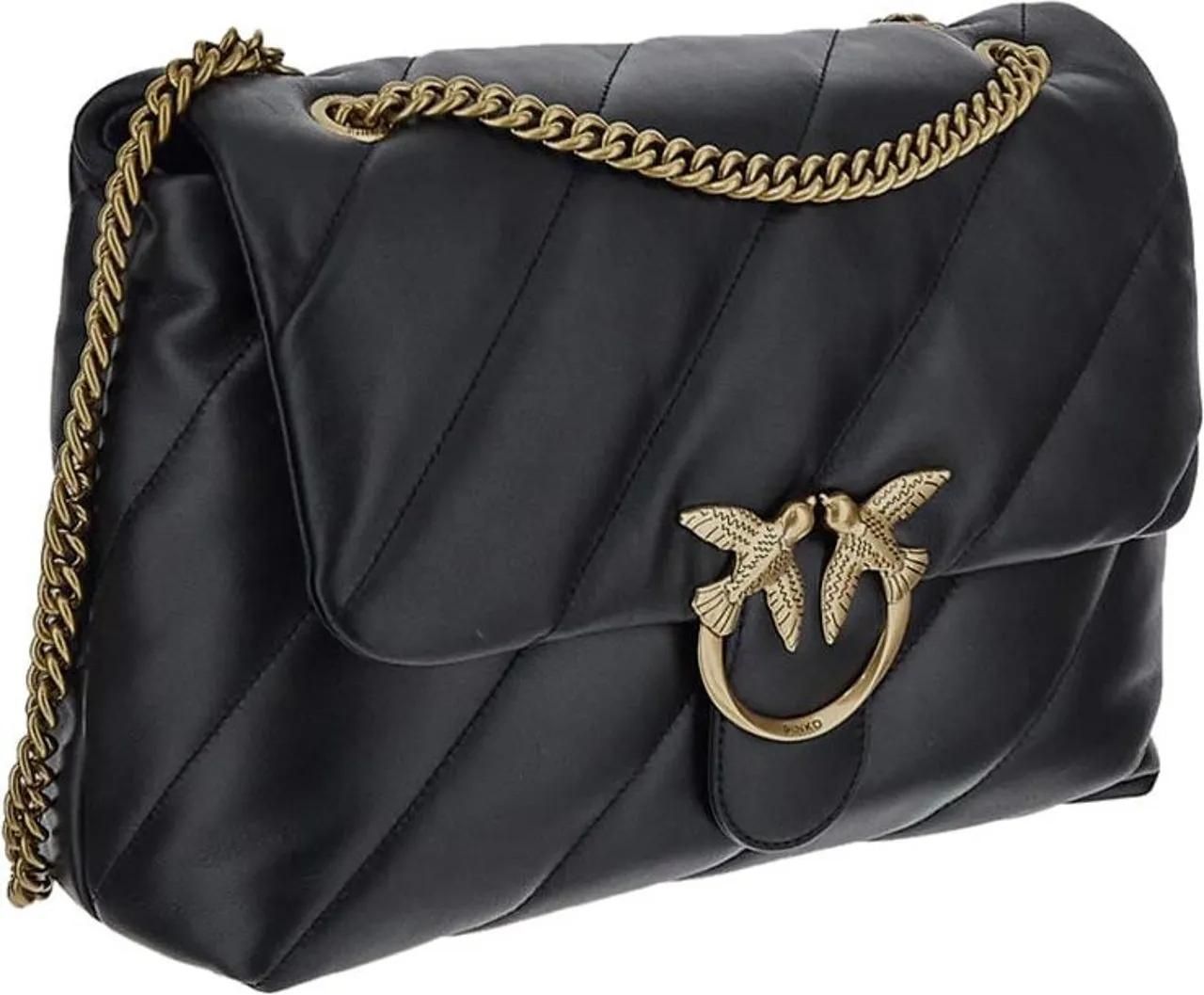 Pinko Hobo bags Black in zwart