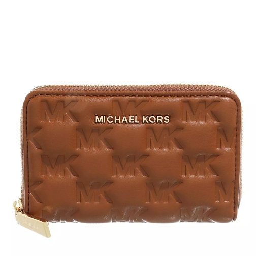 MICHAEL Michael Kors Jet Set Small Za Card Case Luggage Zip-Around Wallet