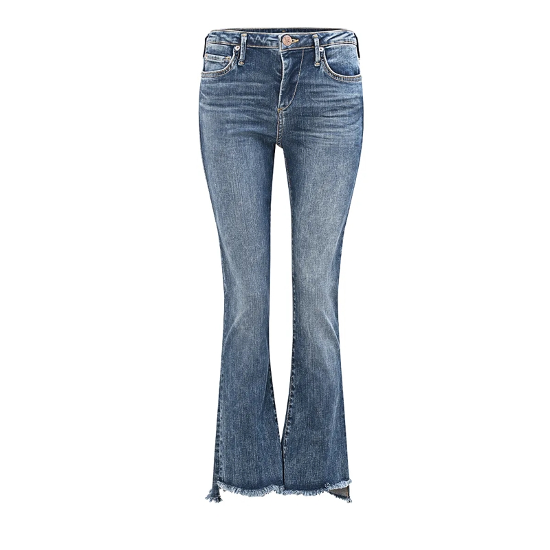 True Religion Ausgestellte Jeans Jeans HALLE Kick Flare- Passform laut Hersteller blau