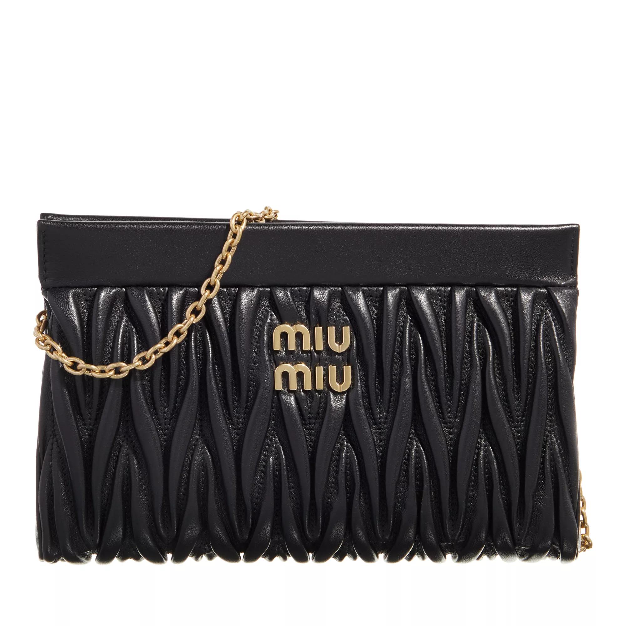 Miu Miu Crossbody Bags - Matelasse - Gr. unisize - in Schwarz - für Damen