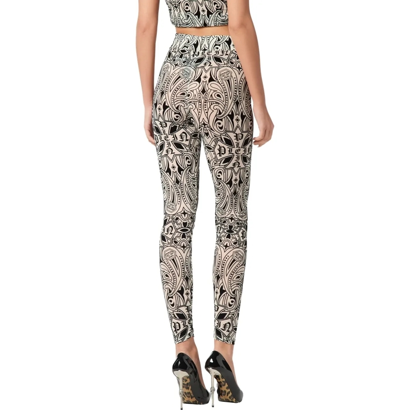 Philipp Plein Leggings Jogging-Leggings Gothic Plein nude(Image 2)