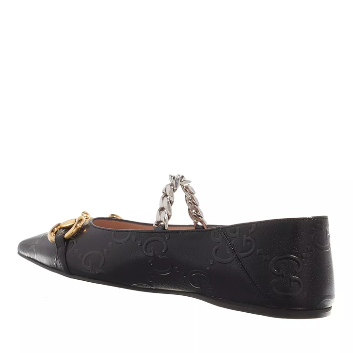 Gucci black sale ballet flats