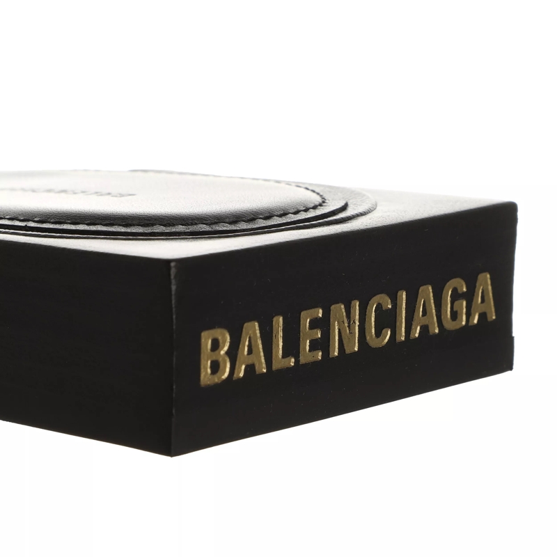 Balenciaga Slides Box Mule Black/Gold(Image 3)