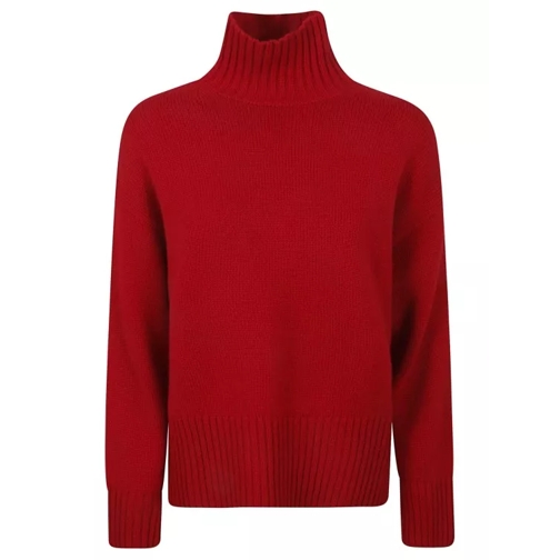 Be You Roll Neck Jumper Red 