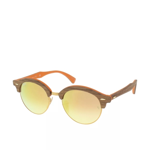 Ray-Ban Clubmaster Round Wood RB 0RB4246M 51 12187O Zonnebril