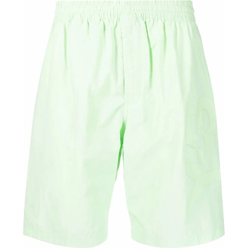 Y-3 Shorts Classic Logo Swim Shorts Mid Glow Green grün