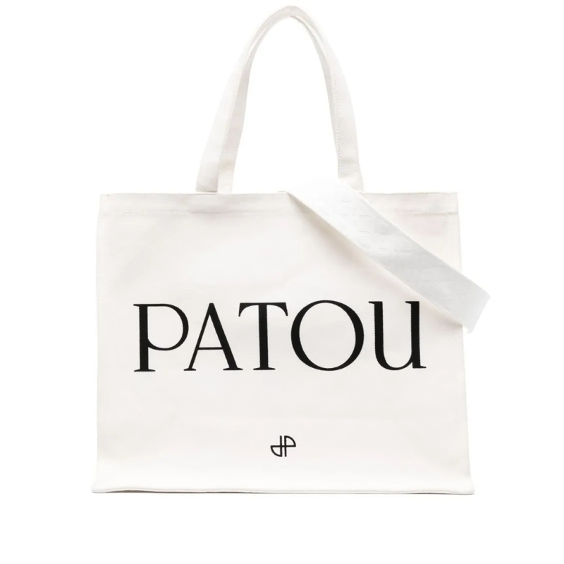 Patou Tote Organic Cotton Tote Bag White