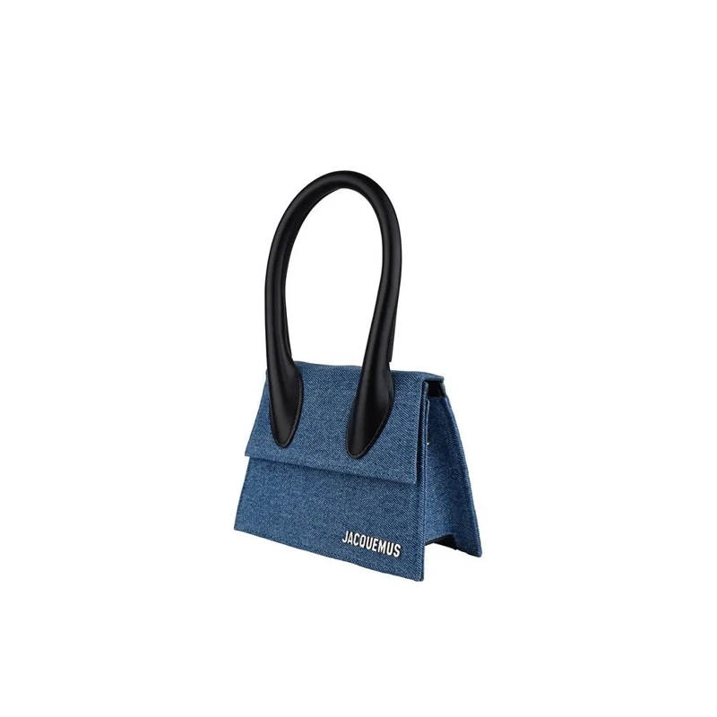 Jacquemus Schultertasche Medium Chiquito Blue