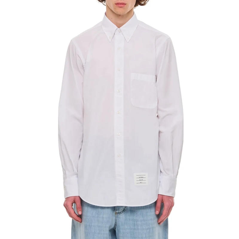 Thom Browne Chemise Classic Cotton Shirt White