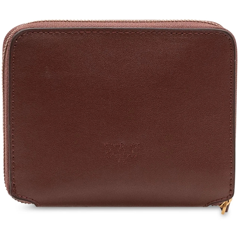 Pinko Geldbörse Portafoglio Zip Around con Logo Frontale braun(Image 3)