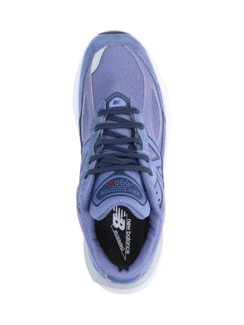 Thumbnail - New Balance Low-Top Sneaker - 990V6 Sneakers In Purple Suede And Mesh - Gr. 8_5 - in Blau - für Damen
