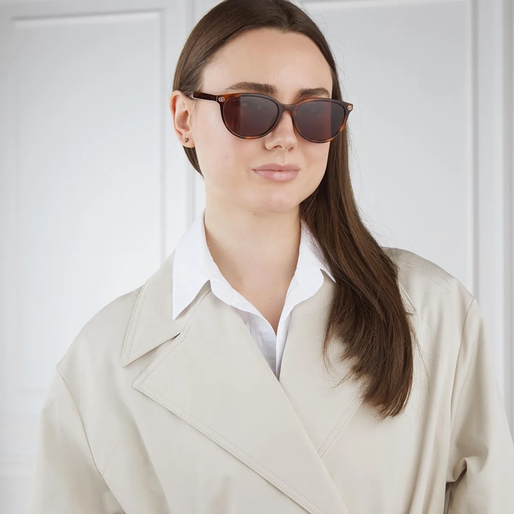 Gucci GG1818SK-002 Havana-Havana-Violet | Sunglasses