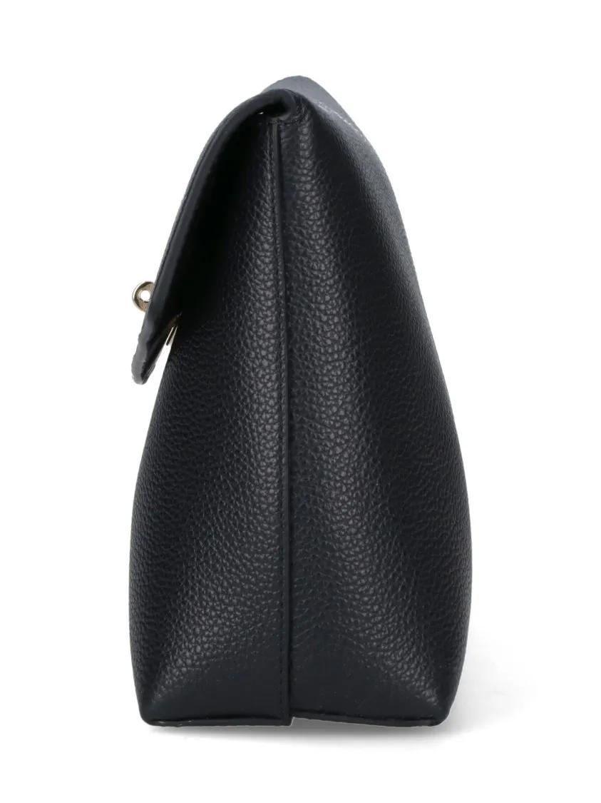 Thumbnail - Mulberry Clutches - Textured Black Leather Rectangular Clutch - Gr. unisize - in Schwarz - für Damen