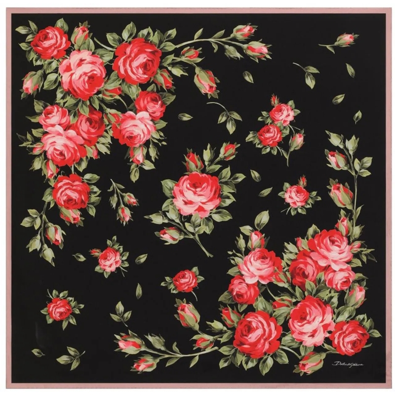 Dolce&Gabbana Écharpe en laine Scarfs Pink rose