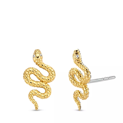 Ti Sento Milano Earrings 7826SY Silver / Yellow Gold Plated Ohrstecker